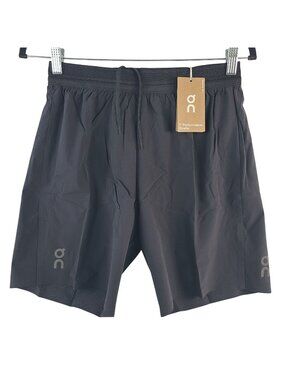 NEW On 7" Performance Shorts Black Men's Swiss-Engineered Lightweight Sz XS